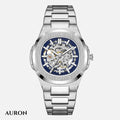 Skeleton Automatic Watch for Men – Silver