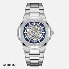 Skeleton Automatic Watch for Men – Silver